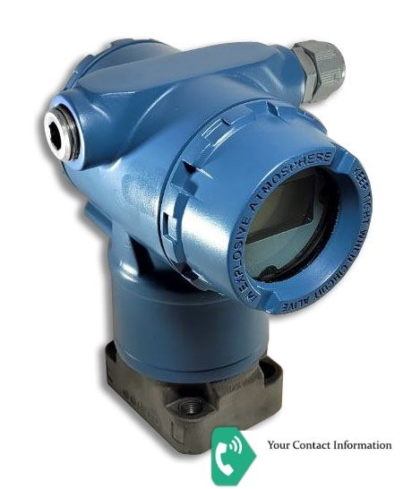 ترانسمیتر فشار مدل 3051CD2A02A1ACTM5S5E8Q4Q8TR برند Rosemount