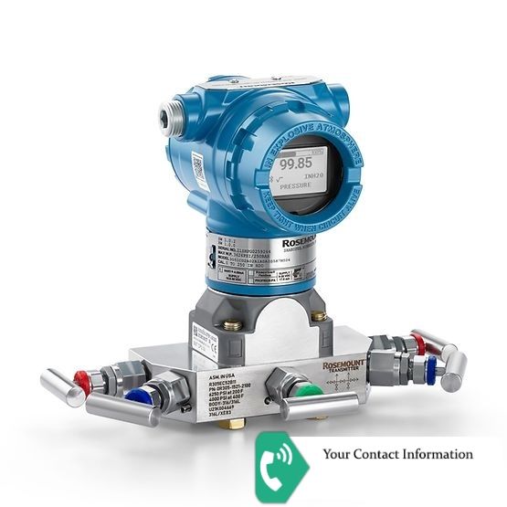 ترانسمیتر فشار مدل 3051CD2A22A1KS2M5E8B4Q4 برند Rosemount