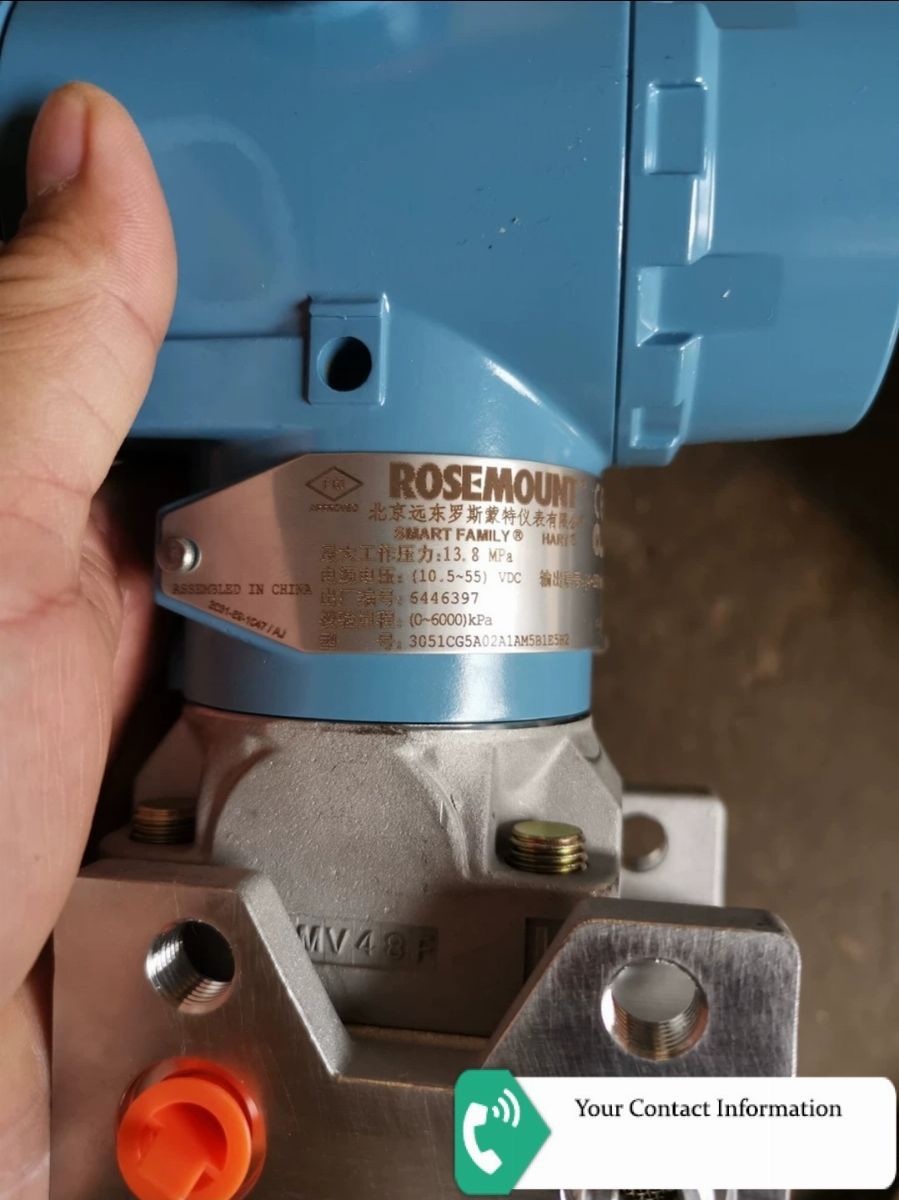 ترانسمیتر فشار مدل 3051CG5A02A1AM5B1E5H2 برند Rosemount