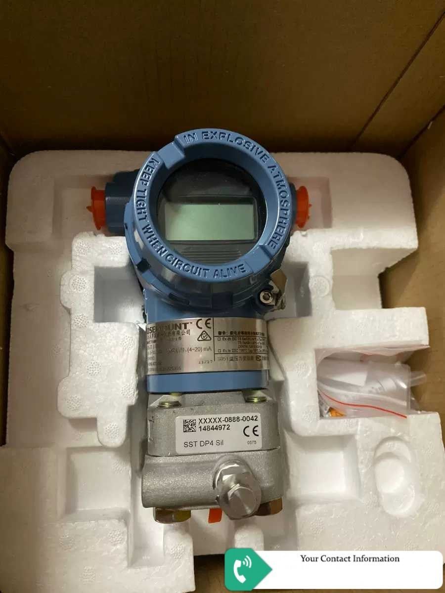 ترانسمیتر فشار مدل 3051DP4A62A1AB4M5K8HR5 برند Rosemount