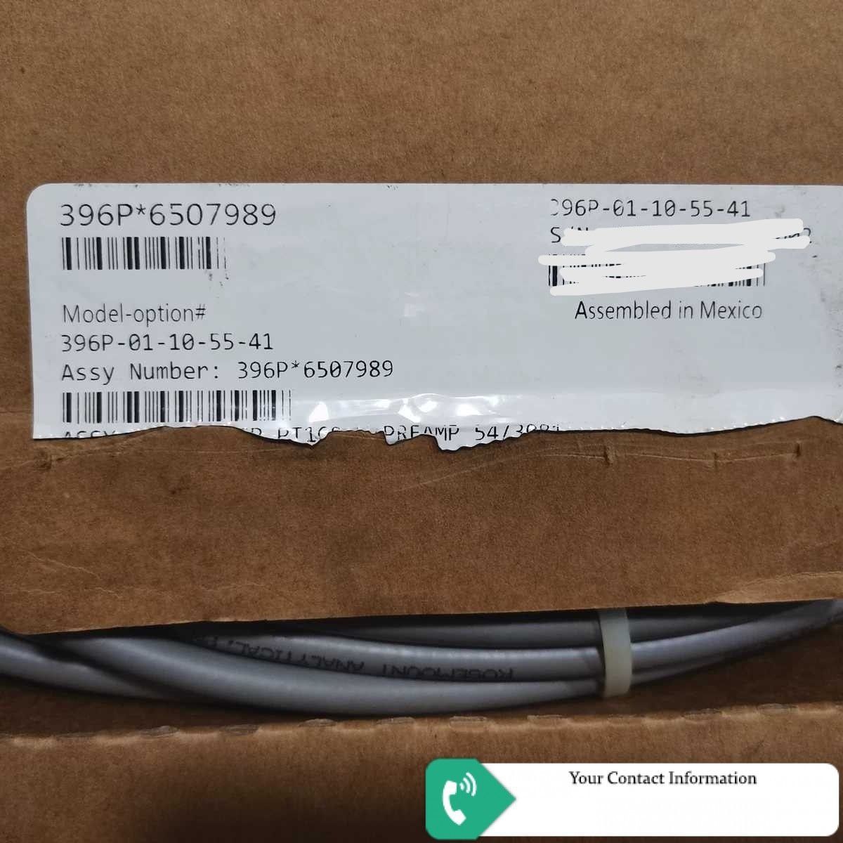 آنالایزر PH ORP Conductivity DO مدل 396P-01-10-55-41 برند Rosemount