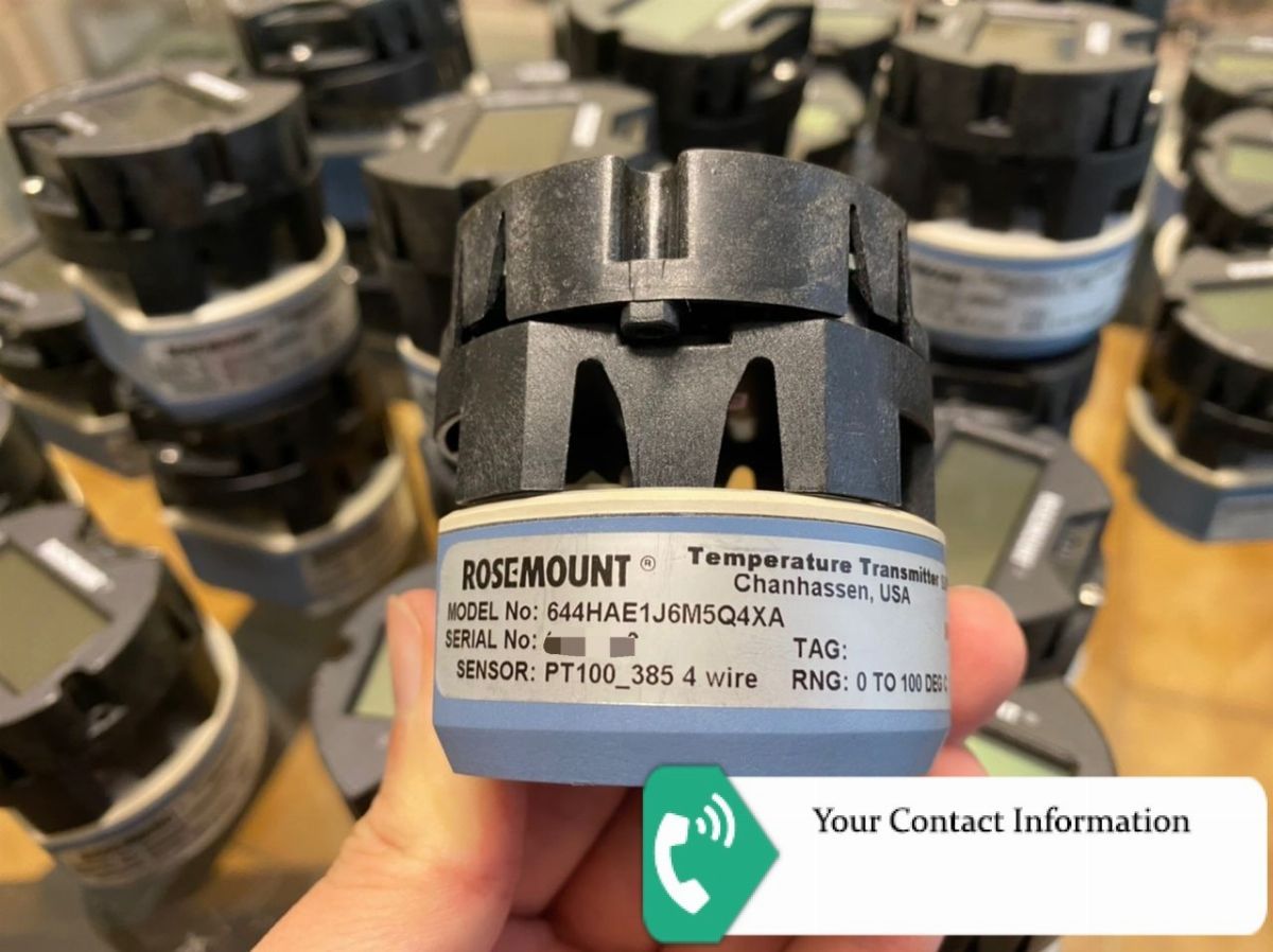 ترانسمیتر دما و رطوبت مدل 644HAE1J6M5Q4XA برند Rosemount