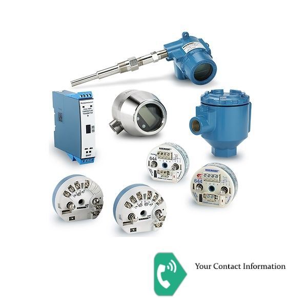 ترانسمیتر دما و رطوبت مدل 644HAI1XAR1M5A1Q4 برند Rosemount