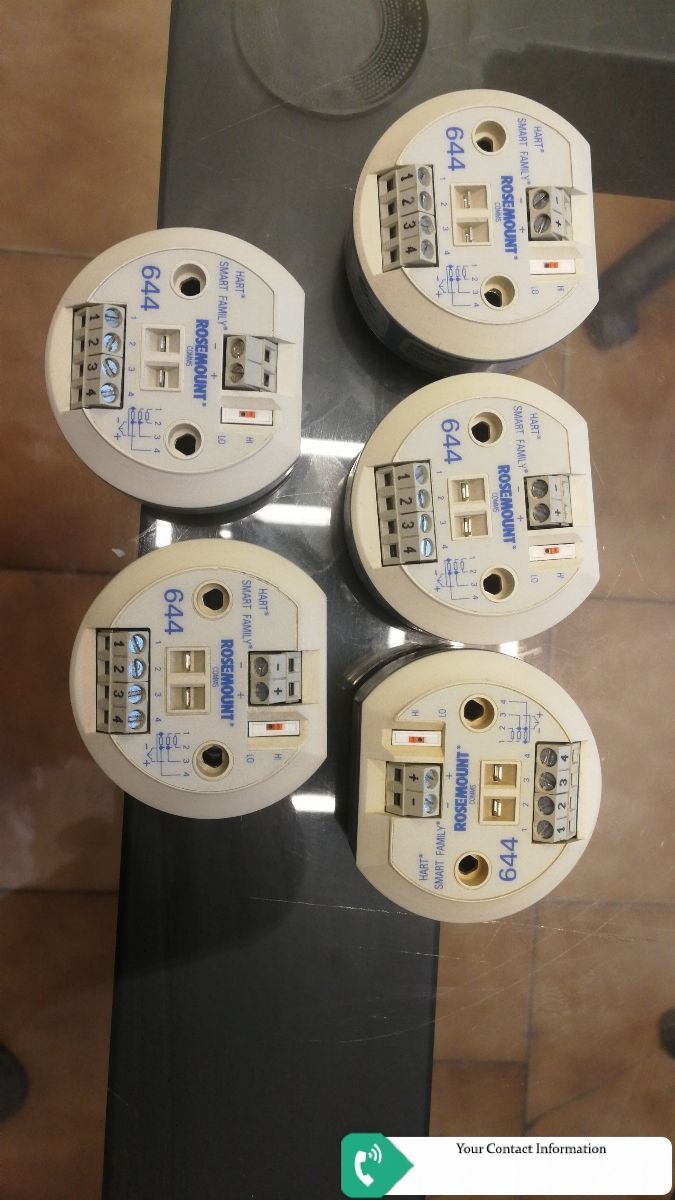 ترانسمیتر دما و رطوبت مدل 644HI5L1 برند Rosemount