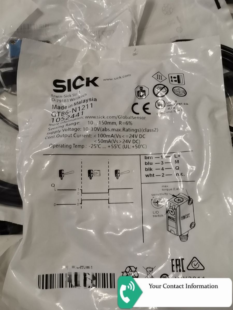 پروکسی سوئیچ مدل GTB6-N1211 برند SICK