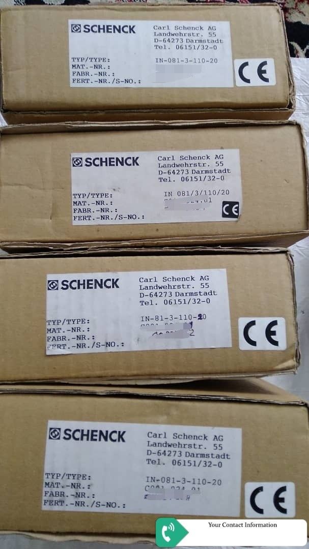 ارتعاشات مدل IN 081/3/110/20 برند Schenck