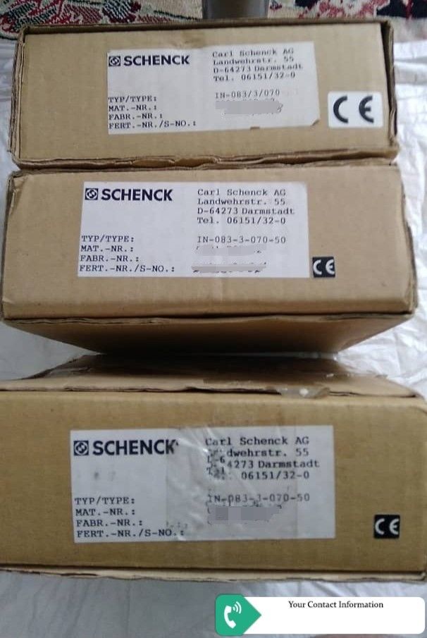 ارتعاشات مدل IN 083-3-070-50 برند Schenck