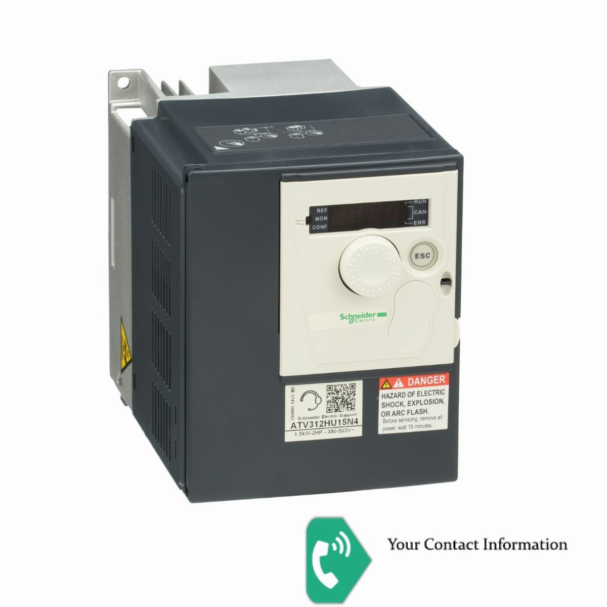 PLC HMI مدل ATV312HU15N4 برند Schneider