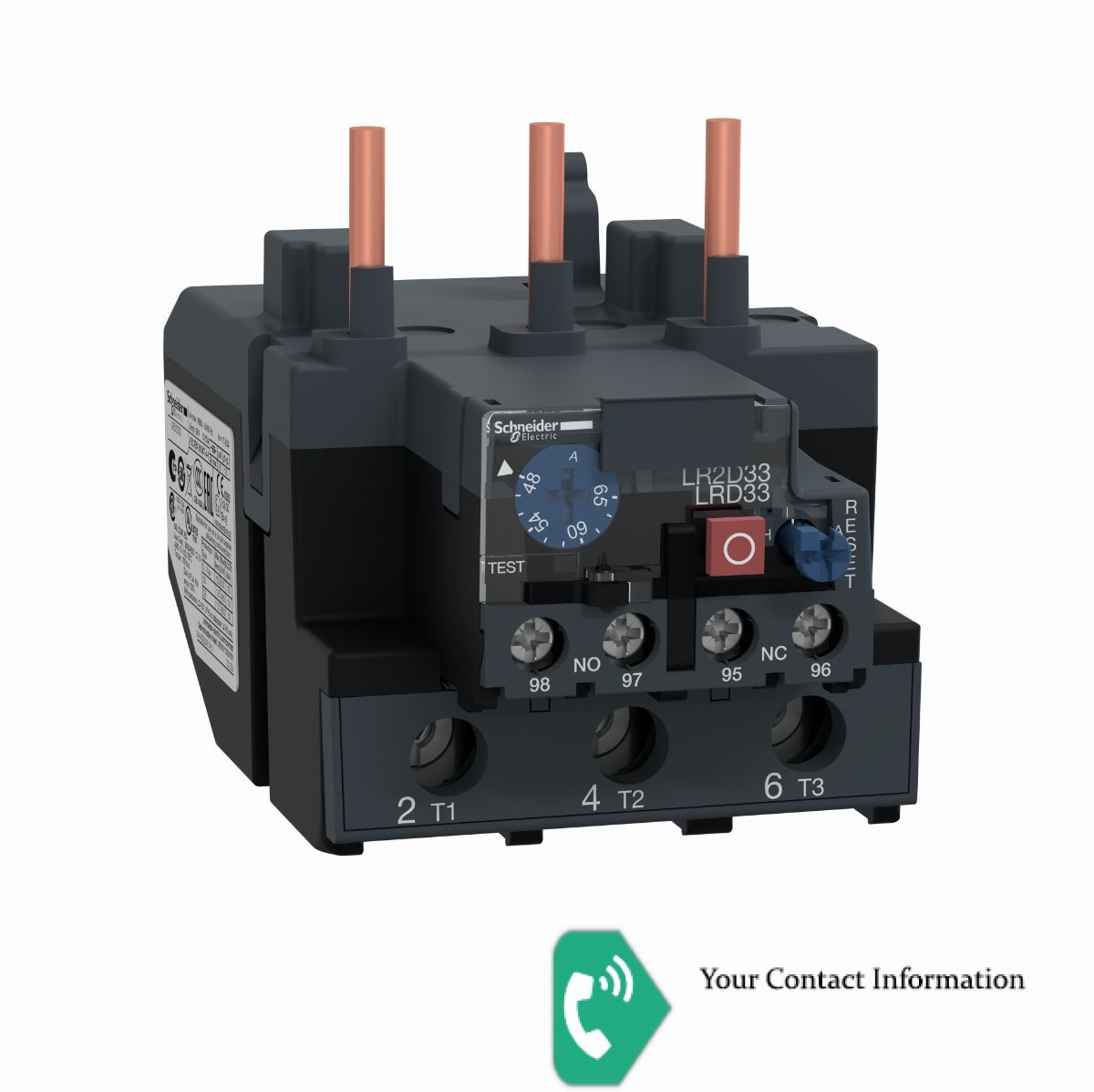 برق قدرت  مدل LRD3321 برند Schneider