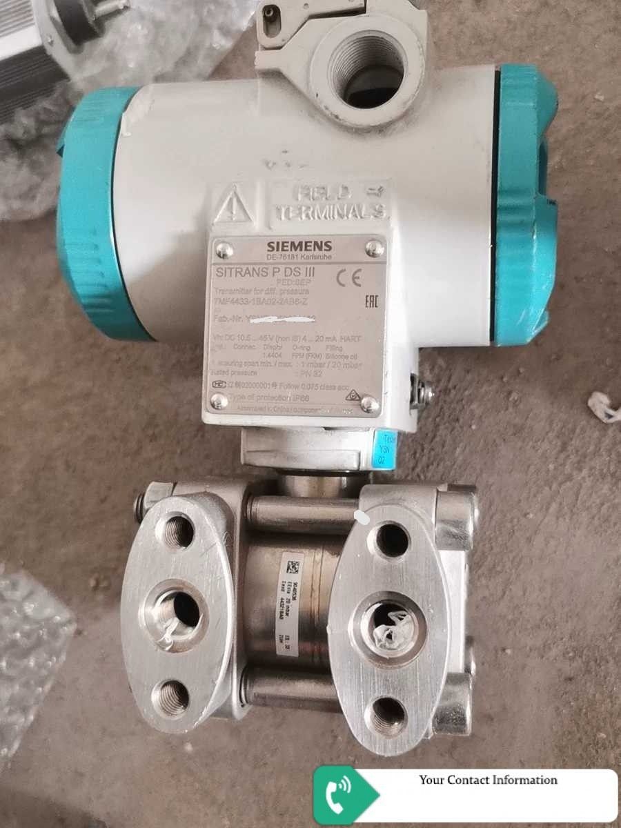 ترانسمیتر فشار مدل 7MF4433-1BA02-2AB6-Z برند Siemens