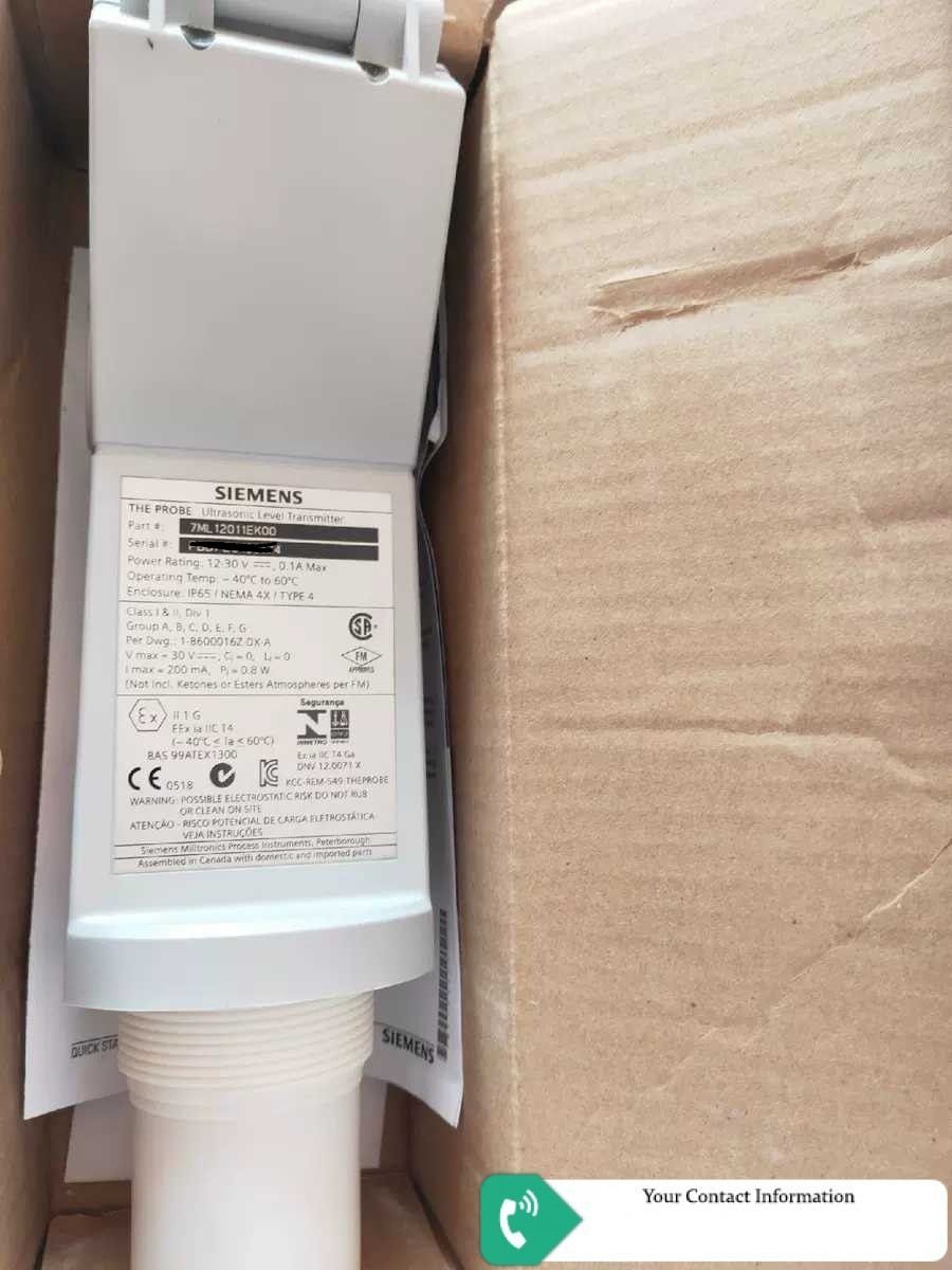 سطح سنج مدل 7ML12011EK00 برند Siemens