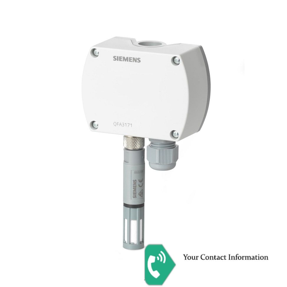 ترانسمیتر دما و رطوبت مدل QFA3171 برند Siemens