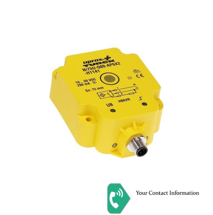 پروکسی سوئیچ مدل NI75U-Q80-AP6X2-H1141 برند Turck