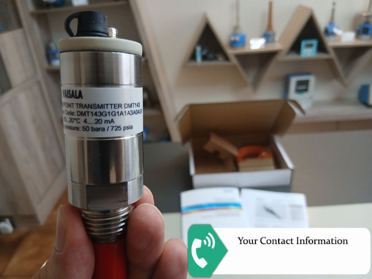 ترانسمیتر دما و رطوبت مدل <bdi>DMT143 G1G1A1A0A0ASS</bdi> برند <bdi>Vaisala</bdi>