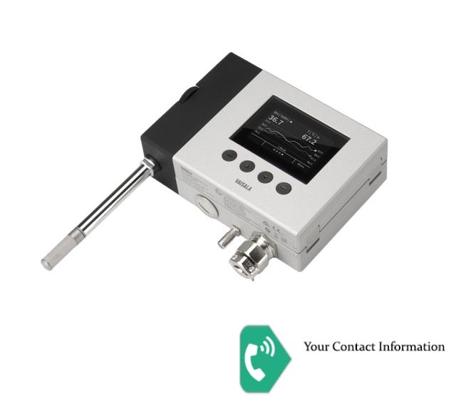 ترانسمیتر دما و رطوبت مدل HMT370EX11A2NB1AD0NN برند Vaisala