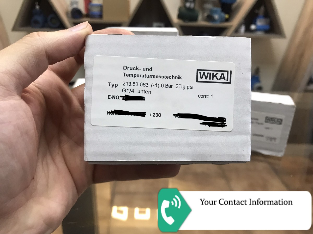 ترانسمیتر فشار مدل 213.53.063 برند WIKA