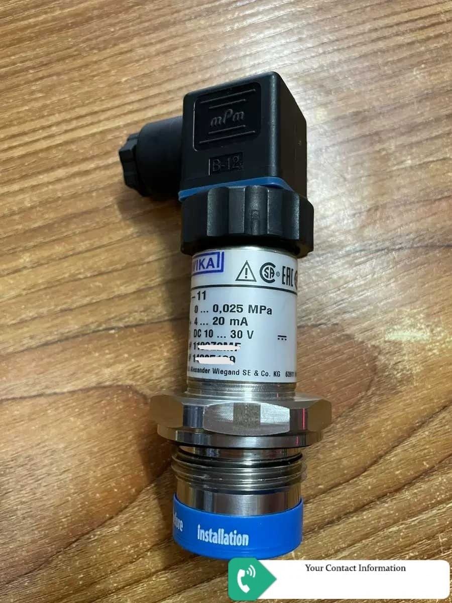 ترانسمیتر فشار مدل S-11 0.025MPa برند WIKA