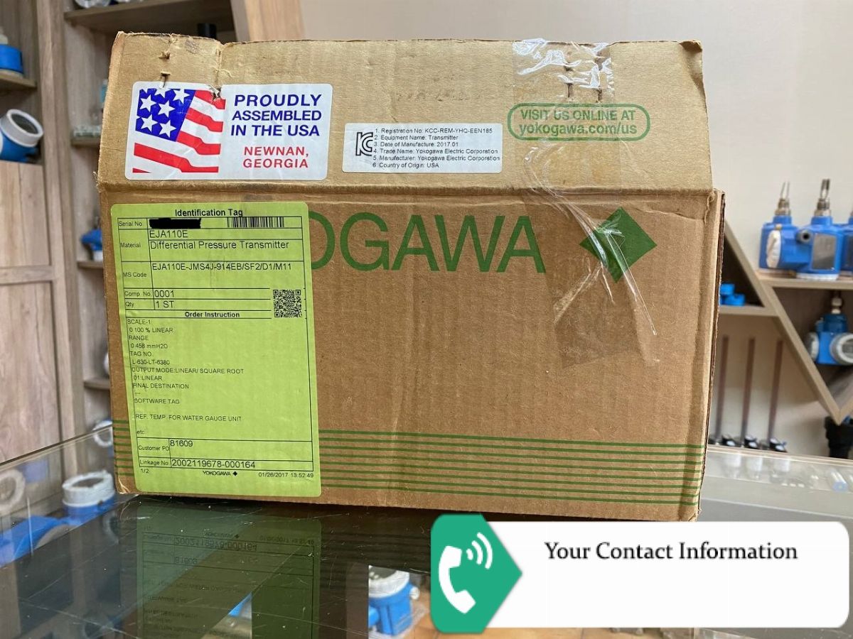 ترانسمیتر فشار مدل EJA110E-JMS4G-914EB/SF2/D1/M11 برند Yokogawa