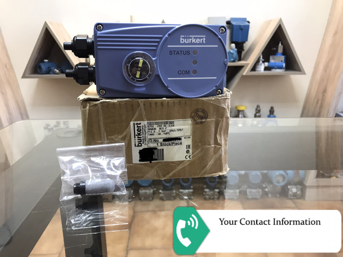 ولو و پوزیشنر مدل 8791 برند burkert